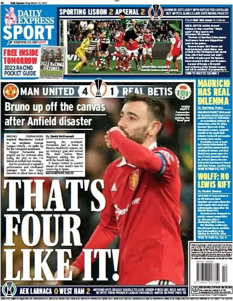 Express Sport - ‘That’s four like it’ 
