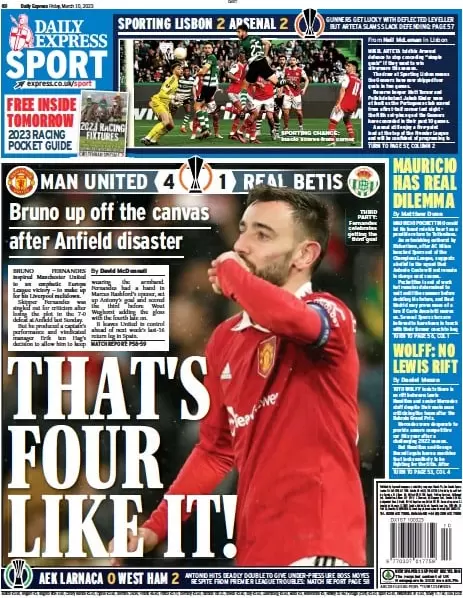 Express Sport - 'That's four like it'