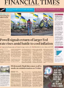 Financial Times – Powell signals return of larger Fed rate rises amid battle to cool inflation 