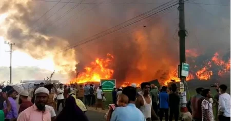 Rohingya camp blaze was planned - investigators