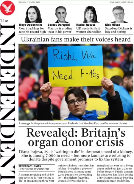 The Independent - Revealed: Britain’s organ donor crisis