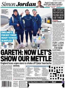 Mail Sport - 'Let's show our mettle'