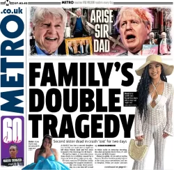 Metro – Family’s double tragedy 