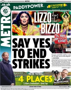 Metro – Say yes to end strikes 