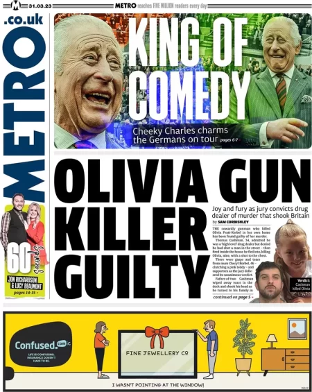 Metro – Olivia gun killer guilty 