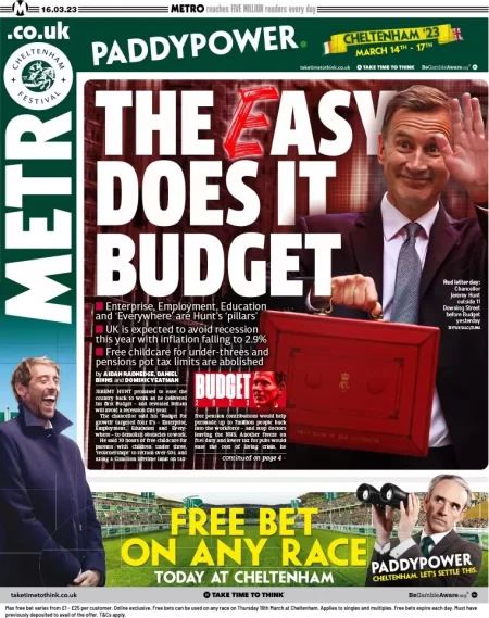 Metro - The easy does it budget