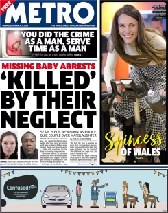 Metro – ‘Killed by their neglect’ 