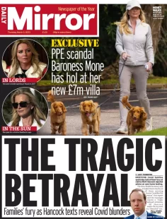 Daily Mirror – The tragic betrayal 