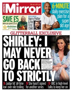 Sunday Mirror - Shirley: I may never go back to Strictly