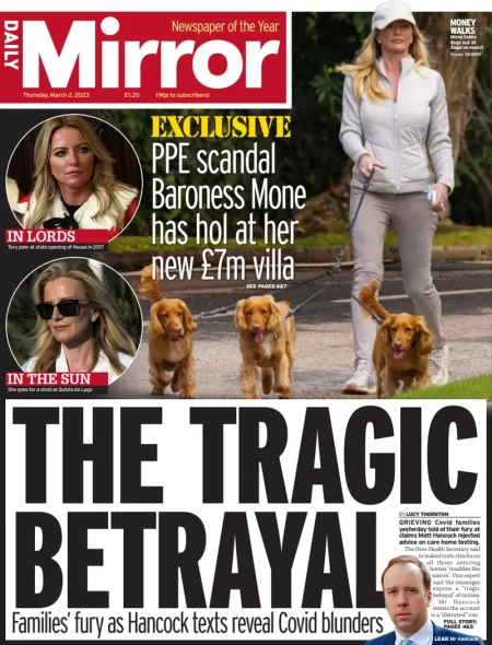 Daily Mirror - The tragic betrayal