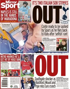 Mirror Sport - 'It's two Italian sob stories'