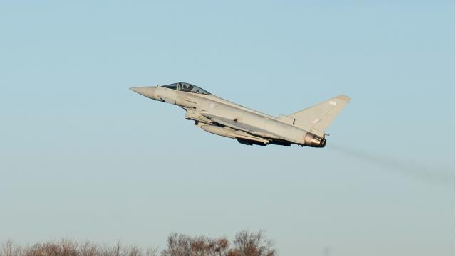 RAF and German jets intercept Russian aircraft 