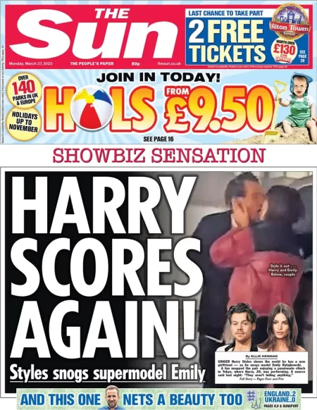 The Sun - Harry scores again 