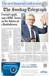 The Sunday Telegraph - I won’t quit, says BBC boss as he hints at climbdown