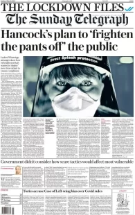 Sunday Telegraph - Hancock’s plan to ‘frighten the pants off’ the public