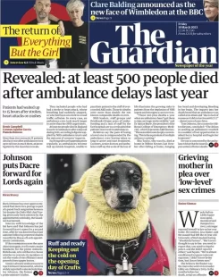 The Guardian – revealed: at least 500 people died after ambulance delays last year 