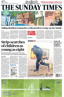 Sunday Times - Strip searches of children as young as eight 