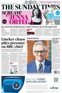 The Sunday Times - Linekar chaos piles pressure on BBC chiefs