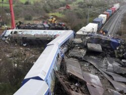 At least 36 dead and scores injured in fiery Greece train collision 