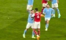 Ben White sparks bust-up with Phil Foden after Arsenal’s defeat to Manchester City