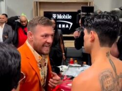 Conor McGregor gives advice to Ryan Garcia after his KO loss to Gervonta Davis