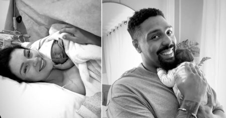 I’m A Celebrity and Diversity star Jordan Banjo announces birth of third child while praising ‘angel’ wife