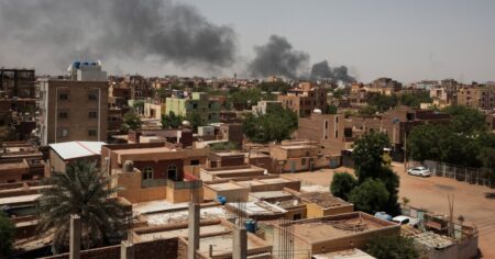 British diplomats and families evacuated from war-torn Sudan