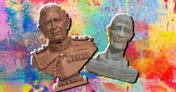 Someone has made a chocolate bust of King Charles, it’s giving ‘The Head’ from Art Attack