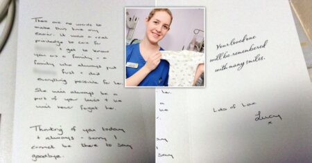 Nurse Lucy Letby ‘photographed sympathy card sent to parents of baby she killed’