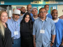 Kim Kardashian joined by sister Khloe to visit LA prison amid justice reform efforts