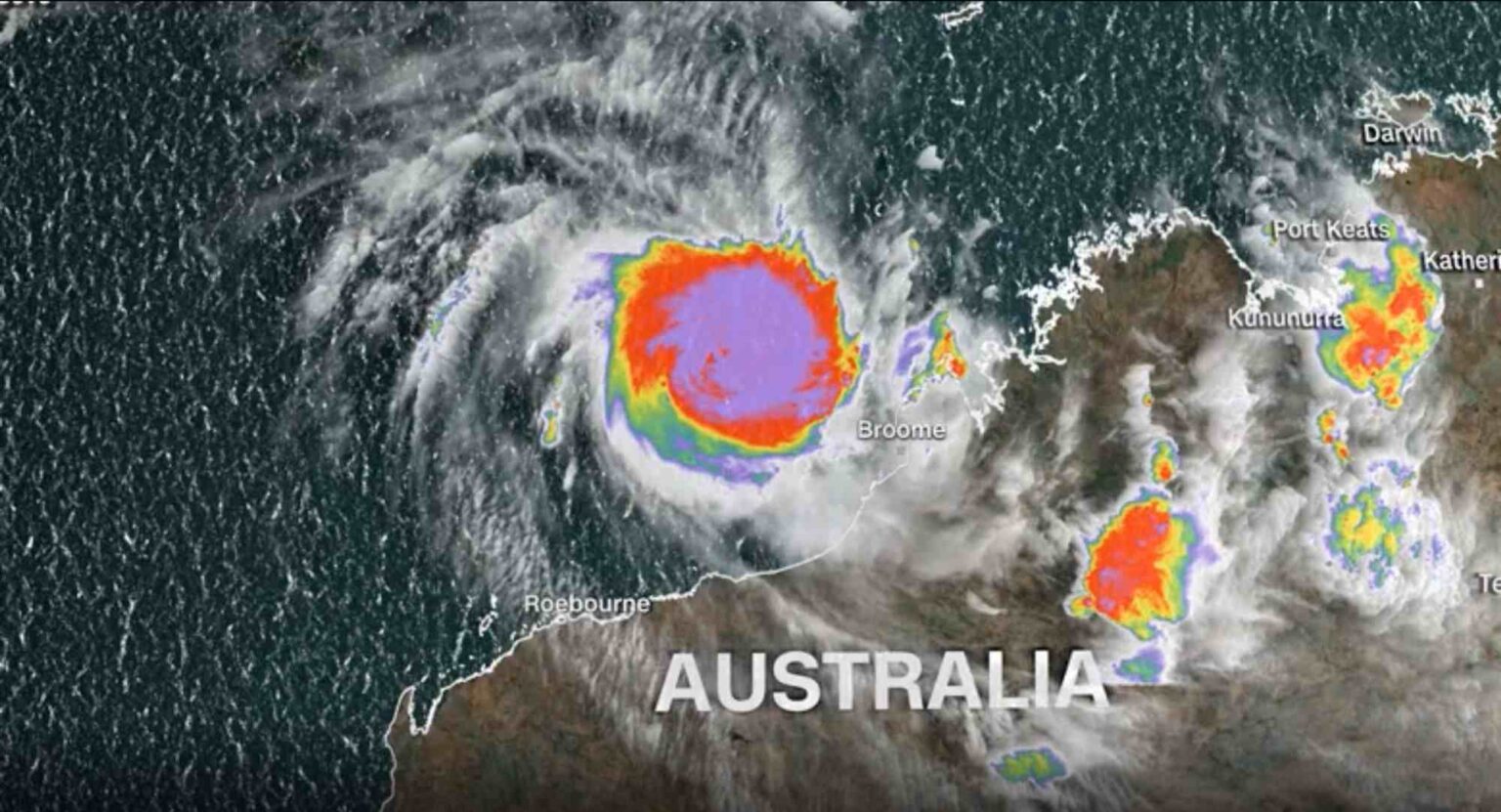 Cyclone Ilsa: Powerful storm hits Western Australia
