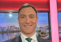 BBC Breakfast presenter John Watson hospitalised with painful knee injury
