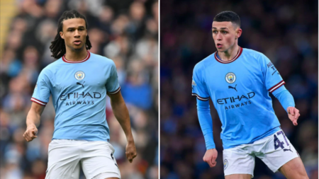 Pep Guardiola provides injury update on Nathan Ake and Phil Foden ahead of Wednesday’s title showdown v Arsenal