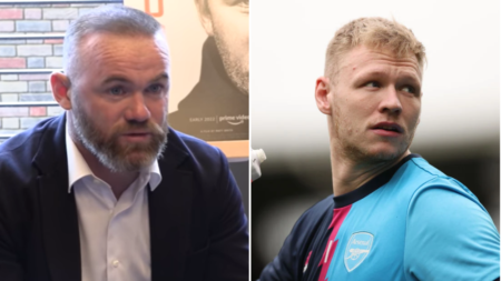 ‘I’m a big fan’ – Wayne Rooney compares Arsenal goalkeeper Aaron Ramsdale to Man Utd legend Peter Schmeichel