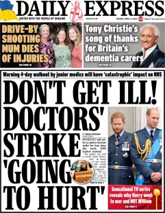 Daily Express - Don’t get ill: Doctors’ strike is going to hurt