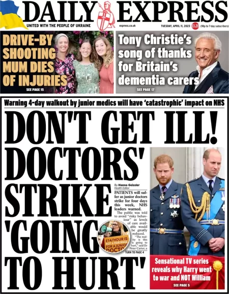 Daily Express - Don’t get ill: Doctors’ strike is going to hurt