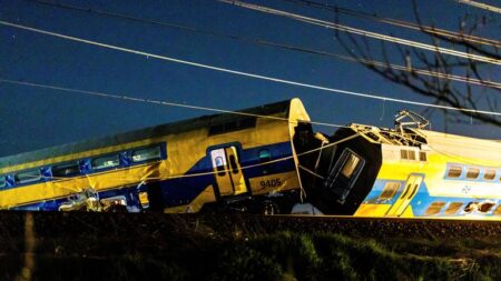 Dutch rail crash: One dead after passenger train derails