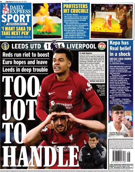 Express Sport – Too jot to handle 