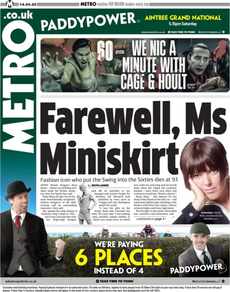 Metro - Farewell, Ms Miniskirt