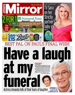 Sunday Mirror - Have a laugh at my funeral