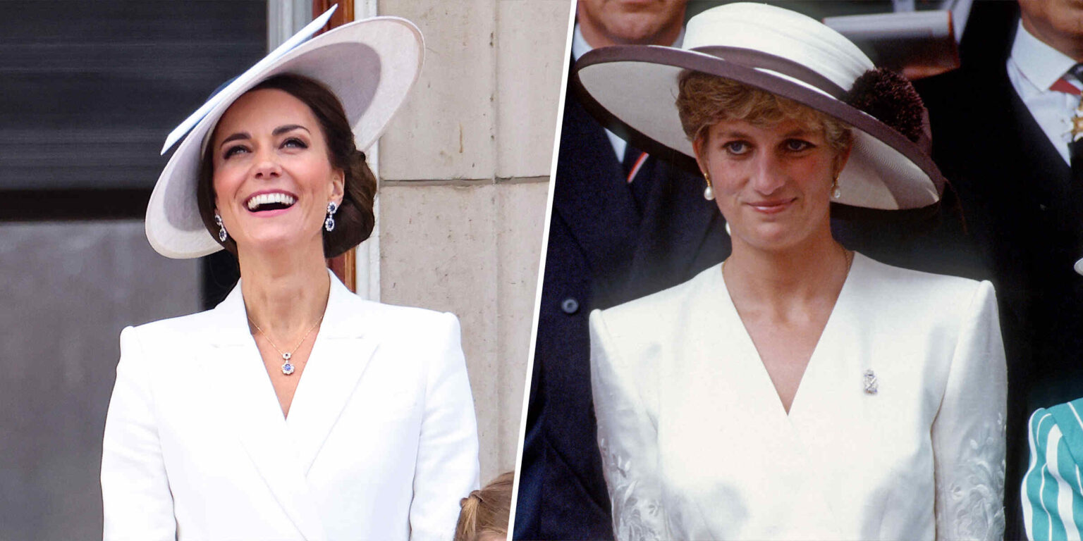 Princess Kate and mother-in-law Princess Diana style similarities
