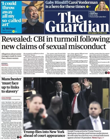 The Guardian - CBI in turmoil following new claims of sexual misconduct