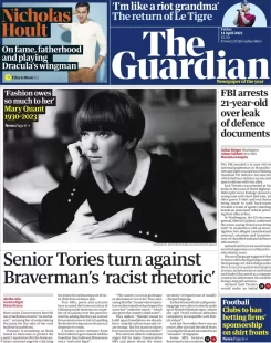 The Guardian – Senior Tories turn against Braverman’s racist rhetoric  