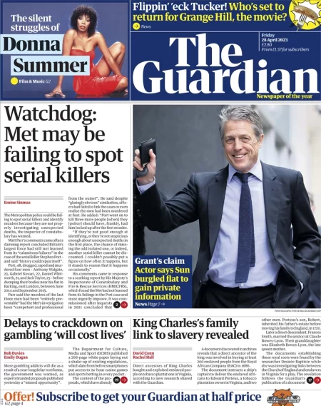 The Guardian - Watchdog: Met may be failing to spot serial killers