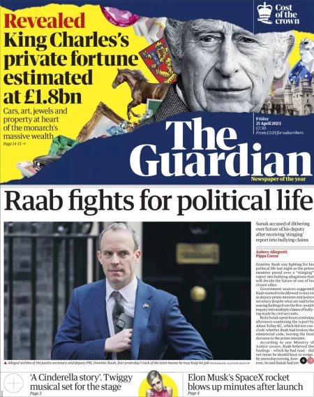 The Guardian - Raab fights for political life