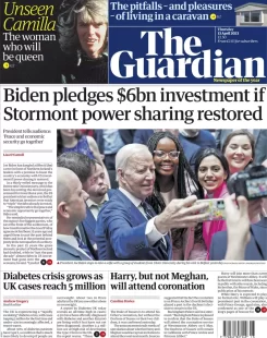 The Guardian – Biden pledges bn investment if Stormont restored 