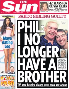 The Sun – Phil: I no longer have a brother 