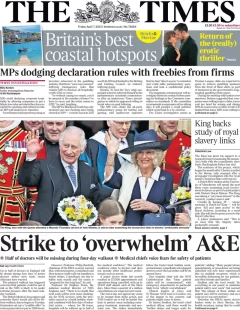 The Times – Strike to overwhelm A&E 