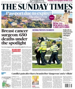 The Sunday Times – Breast cancer surgeon: 650 deaths under the spotlight 