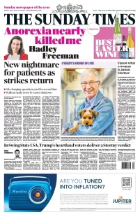 The Sunday Times - New nightmare for patients as strikes return